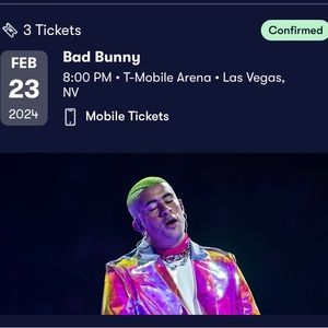 BAD BUNNY TICKETS
